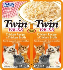 Inaba Twin Packs Chicken Recipe in Chicken Broth for Cats