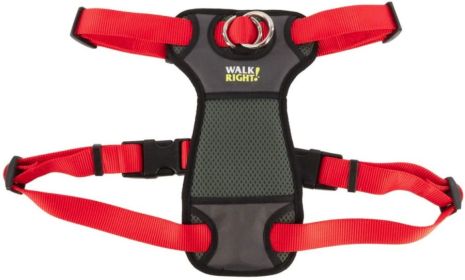 Coastal Pet Walk Right Padded Dog Harness Red