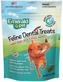 Emerald Pet Feline Dental Treats Ocean Fish Flavor