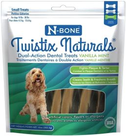 N-Bone Twistix NaturalsVanilla Mint Dental Treats Small