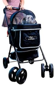 Petique Swift Pet StrollerBlack