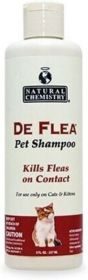 Miracle Care Natural Chemistry De-Flea Pet Shampoo for Cats