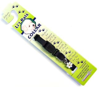 Li'l Pals Adjustable Nylon Collar Black