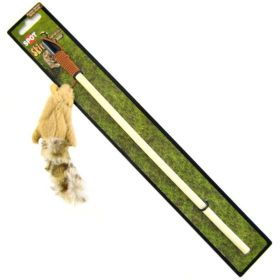 Squirrel Cat Toy with Wand - Squirrel Cat Toy with Wand