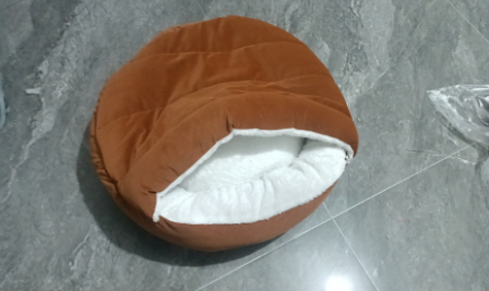 Thickened Plush Round Pet Nest Pad