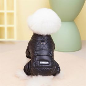 Pet Clothes Snow Proof Casual Four Leg Cotton Padded