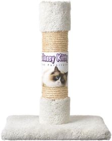 Classy Kitty Cat Decorator Scratching Post Carpet & Sisal Assorted Colors