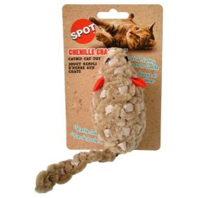 Spot Chenille Chasers Mouse Catnip Toy - Assorted Colors - 1 Count