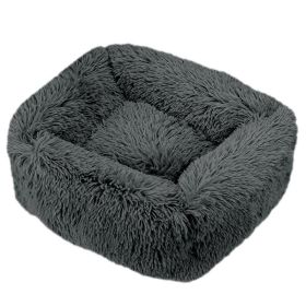 Winter Plush Pet Nest Square Mat