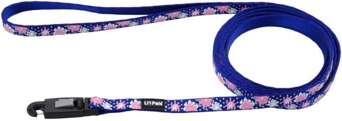 Li'L Pals Reflective Leash - Flowers with Dots