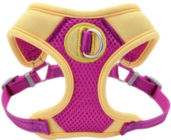 Coastal Pet Pro Reflective Mesh Dog Harness Purple with Yellow 1 INCH