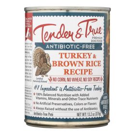 T&t trky brn rce can dog ( 12 x 13.2 oz   )