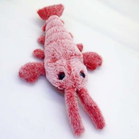 Cat Stuffed Interactive Toy Usb Charging Simulation Shrimp Pet Electric Jumping Lobster Dancing Plush Toys As shown in color