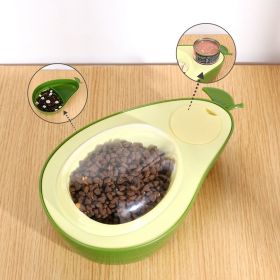 Pet Water Dispenser Feeder Cartoon Avocado Shape Multifunctional Anti-choking Pet Food Bowl For Small Medium Dogs Cats Feeder