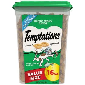 Temptations Seafood Medley Cat Treat 16 oz