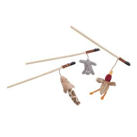 Skinneeez Friends Teaser Wands with Catnip Assorted 12 in