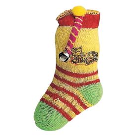 Spot Neon Sock Cat Toy with Catnip and Bell Assorted 4.5 in