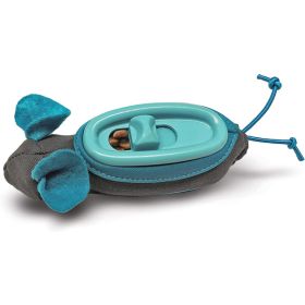 Doc and Phoebe The Hunting Snacker Cat Feeder Black-Blue 3.5in