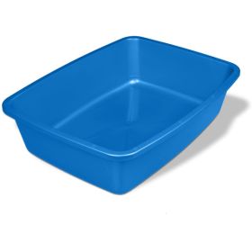 Van Ness Plastics Cat Litter Pan Blue Medium