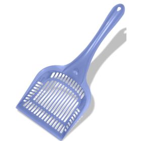 Van Ness Plastics Long Handled Cat Litter Scoop Blue Extra-Giant