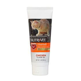 Nutri-Vet Hairball Chicken Flavor Paw-Gel for Cats 3 oz