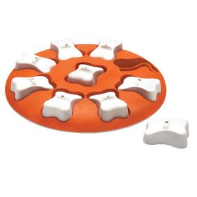 Smart Interactive Dog Toy Orange; White 10.63 in