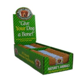 Natures Animals Gourmet Dog Select Organic Bone Chicken Dog Treat Display 4 in 24 Count