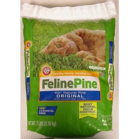 Feline Pine Original Non-Clumping Cat Litter 7 lb