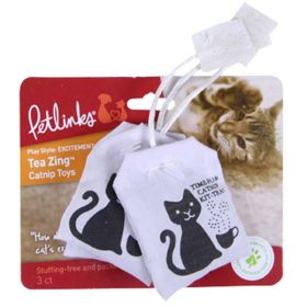 Petlinks Tea Zing 100% Catnip Toy Assorted 3 Pack