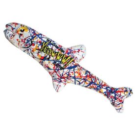 Yeowww! Pollock Fish Catnip Toy Multi-Color 11 in