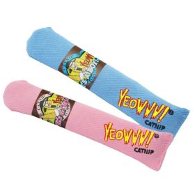 Yeowww! Big Baby Cigars Catnip Toy Blue 7 in