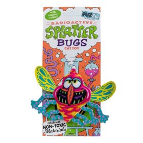 Multipet Fuzzu Splatterbugs - Zinger Cat Toy