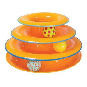 Petstages Tower of Tracks Cat Toy Orange