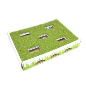 Grass Patch Hunting Box Cat Toy White